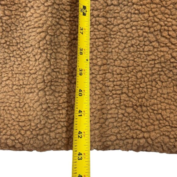 Parisian Teddy Coat Faux Shearling Mocha Longline US 8 (UK 12) NWT - Picture 11 of 12